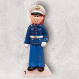 MARINE in DRESS UNIFORM Ornament