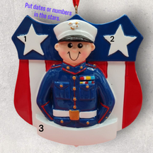 MARINE Ornament - SHIELD