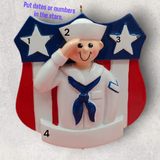 NAVY Ornament - SHIELD