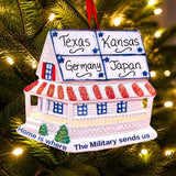 HOME is "Where the MILITARY Sends Us" - Ornament