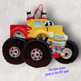 WHIMSICAL - MONSTER TRUCK Ornament