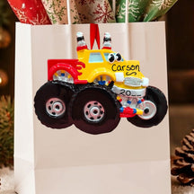 Whimsical Monster Truck Ornament