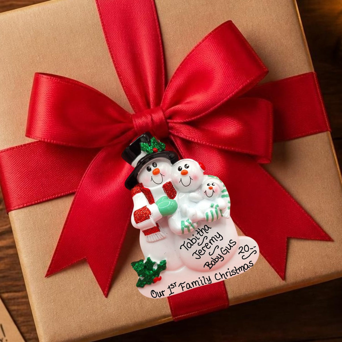 New Parents Snowpeople Ornament