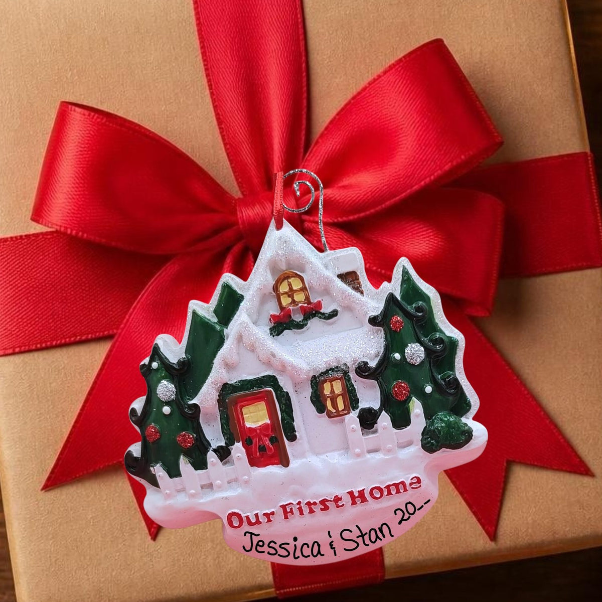 HOME Ornament - "OUR FIRST HOME"