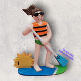 PADDLE BOARDER Ornament - FEMALE