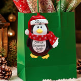 PENGUIN Ornament - SANTA CAP & SCARF
