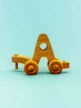 Wooden Alphabet Train Letter A