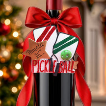 Pickleball Ornament - Gold Star