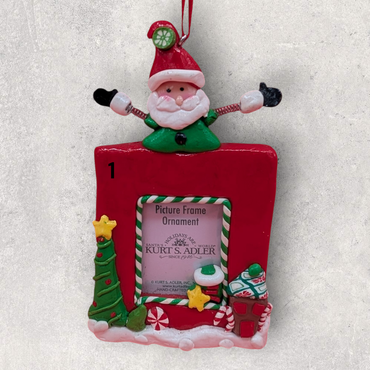 SANTA - FUN PHOTO FRAME Ornament