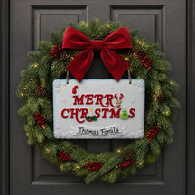 Merry Christmas Plaque