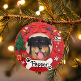 DOGS - ROTTWEILER - Red Wreath