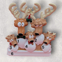 Reindeer Ornament (5 Names)