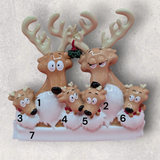 6 REINDEER Ornament