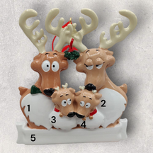 Reindeer Ornament (4 Names)