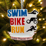 Triathlon Ornament