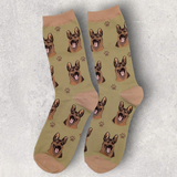 GERMAN SHEPHERD (BLK & TAN) - SOCKS