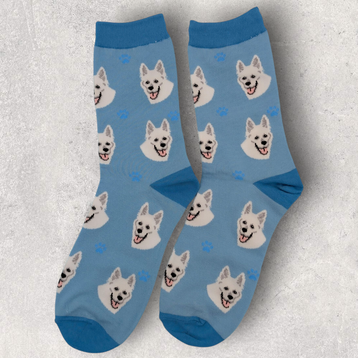 GERMAN SHEPHERD (WHITE) - SOCKS