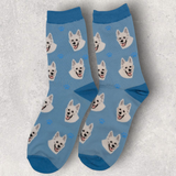 GERMAN SHEPHERD (WHITE) - SOCKS