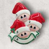 3 in SANTA CAPS Ornament