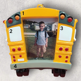 SCHOOL BUS Ornament - PHOTO FRAME