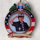 BOY SCOUT PHOTO FRAME Ornament