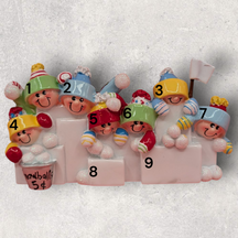 Snowball Fight Ornament (7 Names)