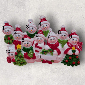 10 SNOWPEOPLE Ornament