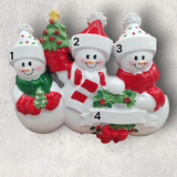 3 SNOWPEOPLE Ornament
