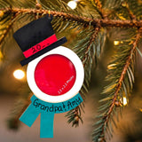 Snowman Wooden Photo Frame Ornament