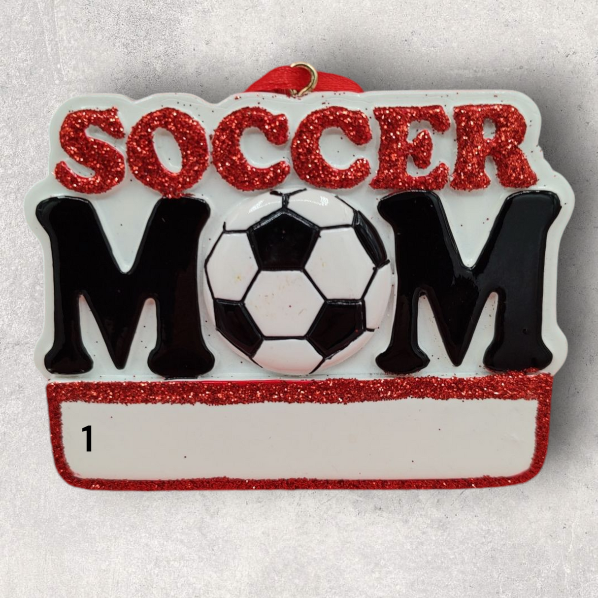 SOCCER MOM Ornament