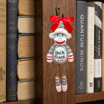 Sock Monkey Ornament