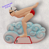 SWIMMER / DIVER Ornament - MALE
