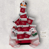 10+ Spaces - POLAR BEAR GIFT TOWER TABLETOP PERSONALIZED DECORATION