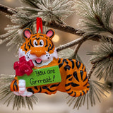 TIGER with GIFT Ornament