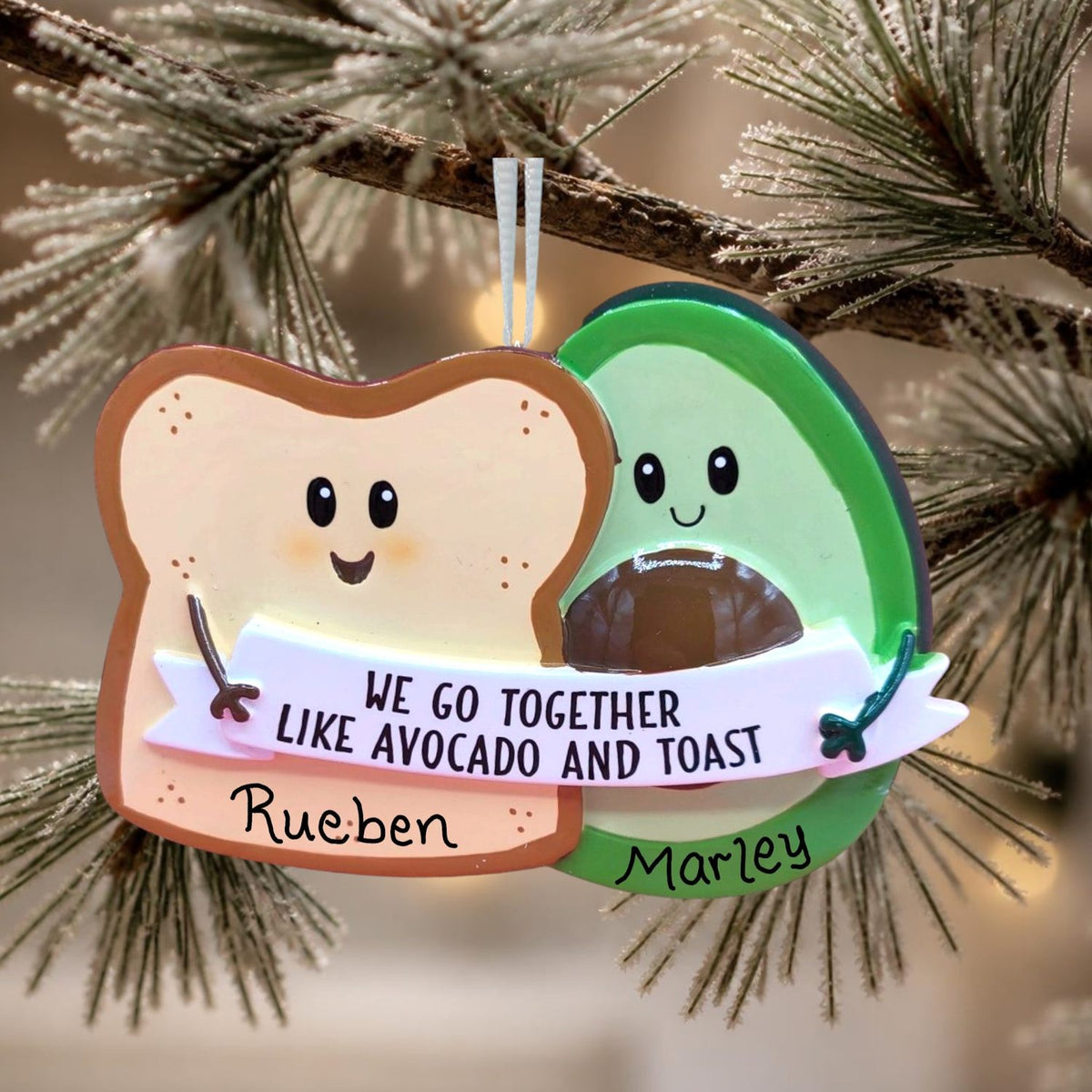 Avocado & Toast Ornament