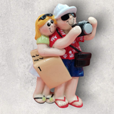 TOURIST COUPLE Ornament