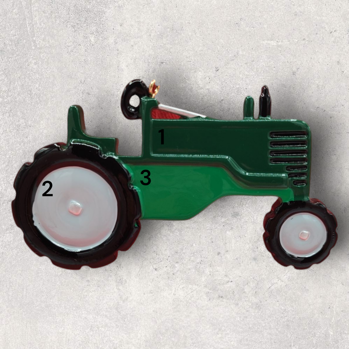 TRACTOR Ornament - GREEN