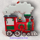 TRAIN Ornament - RED ENGINE