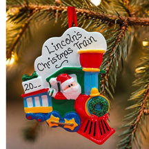 Train Ornament - Santa