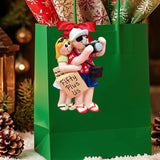 TOURIST COUPLE Ornament