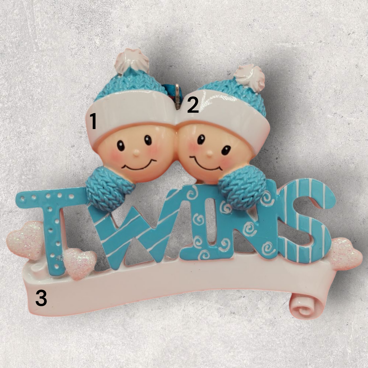 BLUE - TWINS Ornament