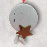 VOLLEYBALL Ornament - GOLD STAR