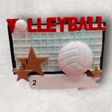 VOLLEYBALL Ornament - WORD/NET/BALL