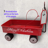 RED WAGON Ornament