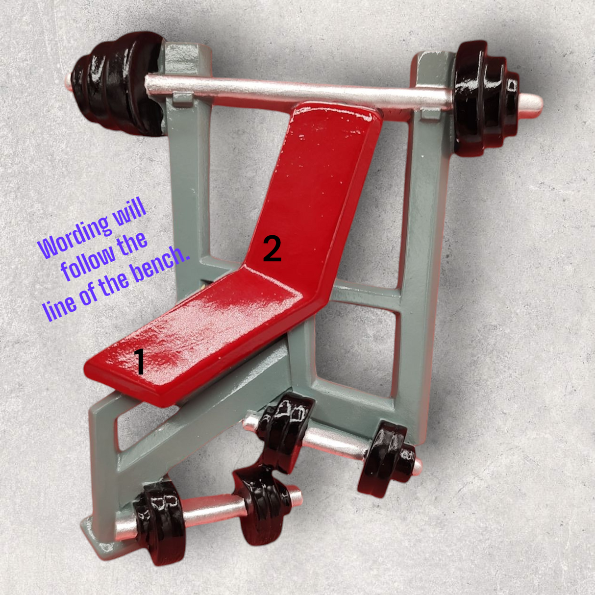 WORKOUT BENCH Ornament