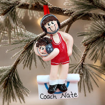 Wrestling Ornament - Brunette - Male