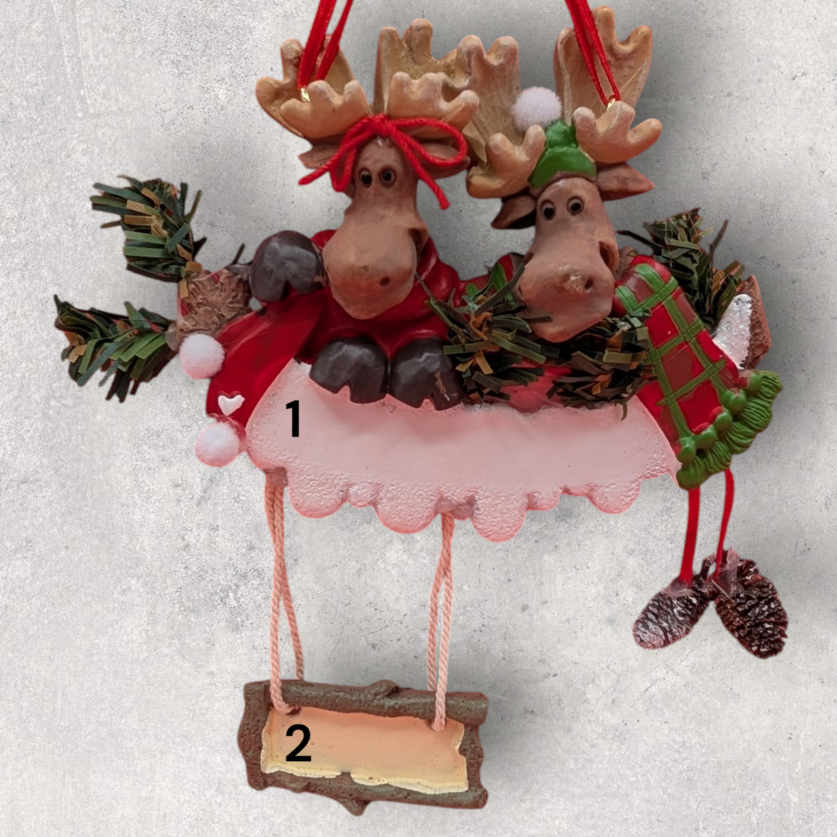 2 MOOSE Ornament