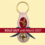 Eagle charm Belsnickel bell doorhanger with straight red SOLD OUT until March 2027 banner