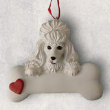 DOGS - POODLE (WHITE) - Bone