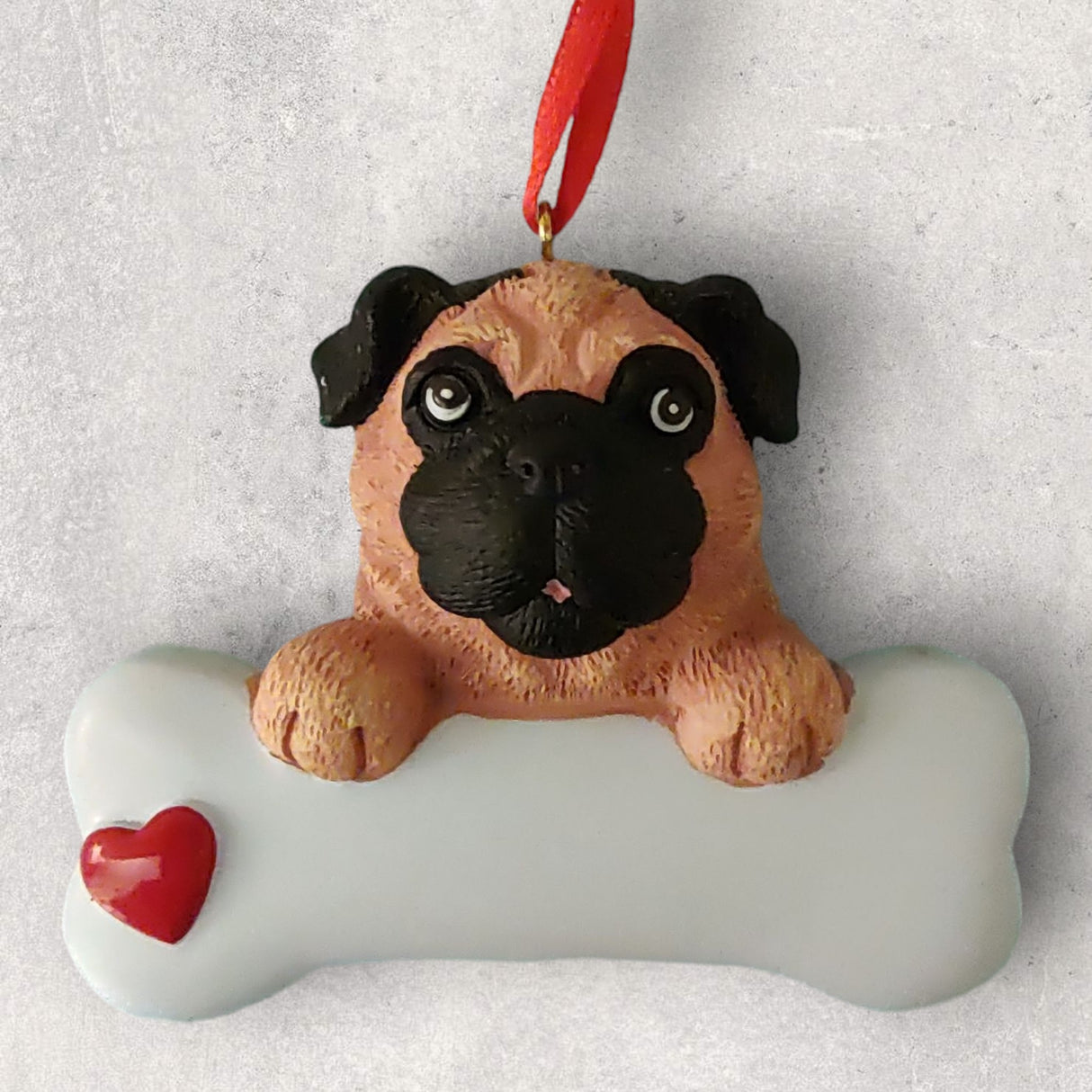 DOGS - PUG (TAN) - Bone